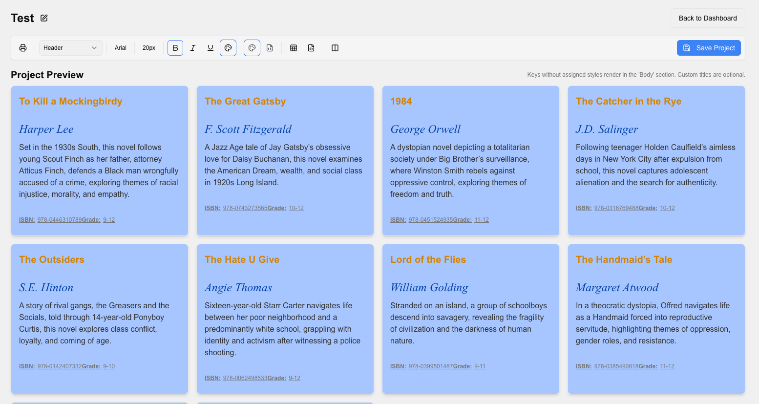 JSON Cards Hero Image